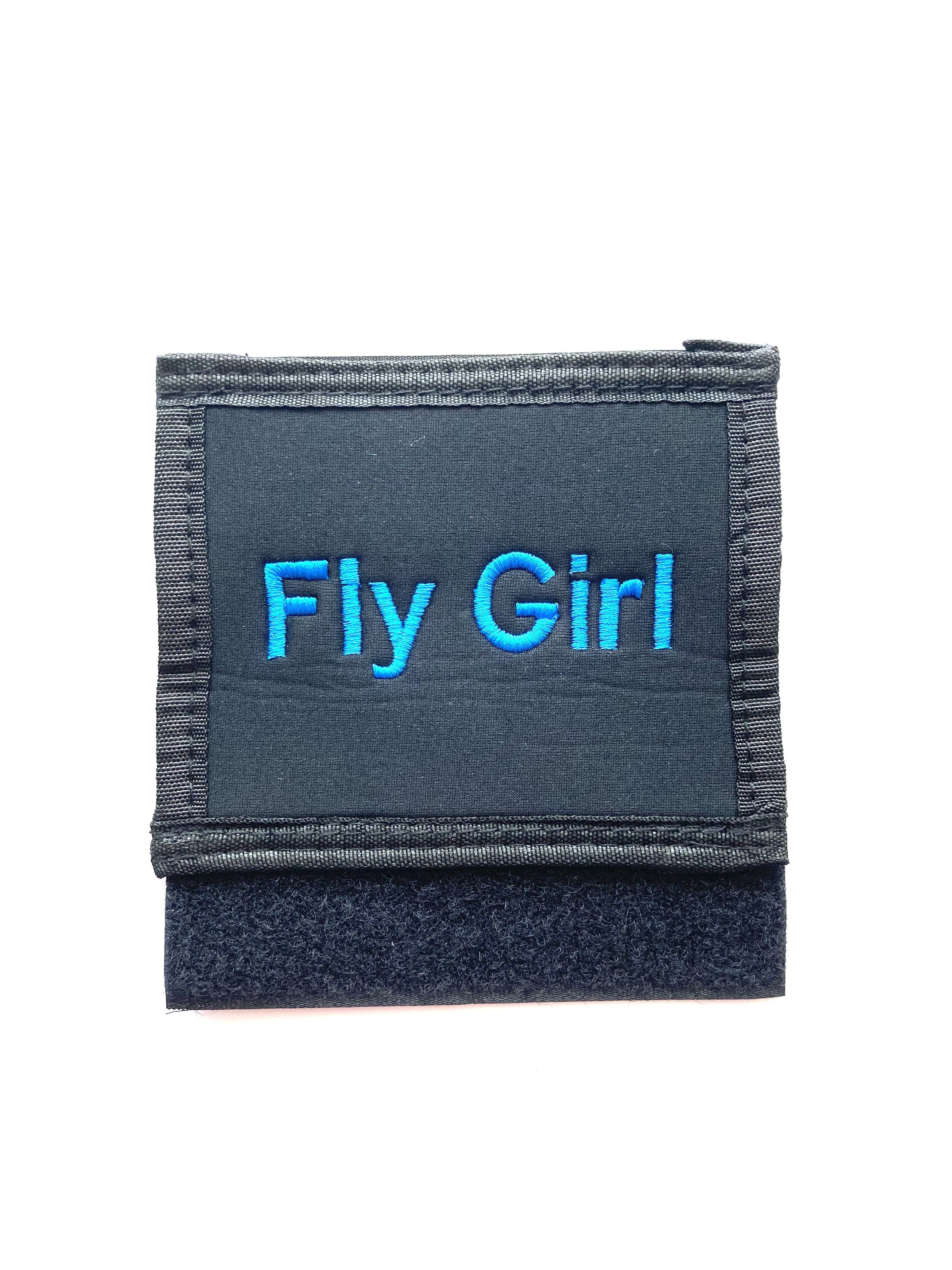 Fly Girl - Crew Luggage Handle Cover (Blue)