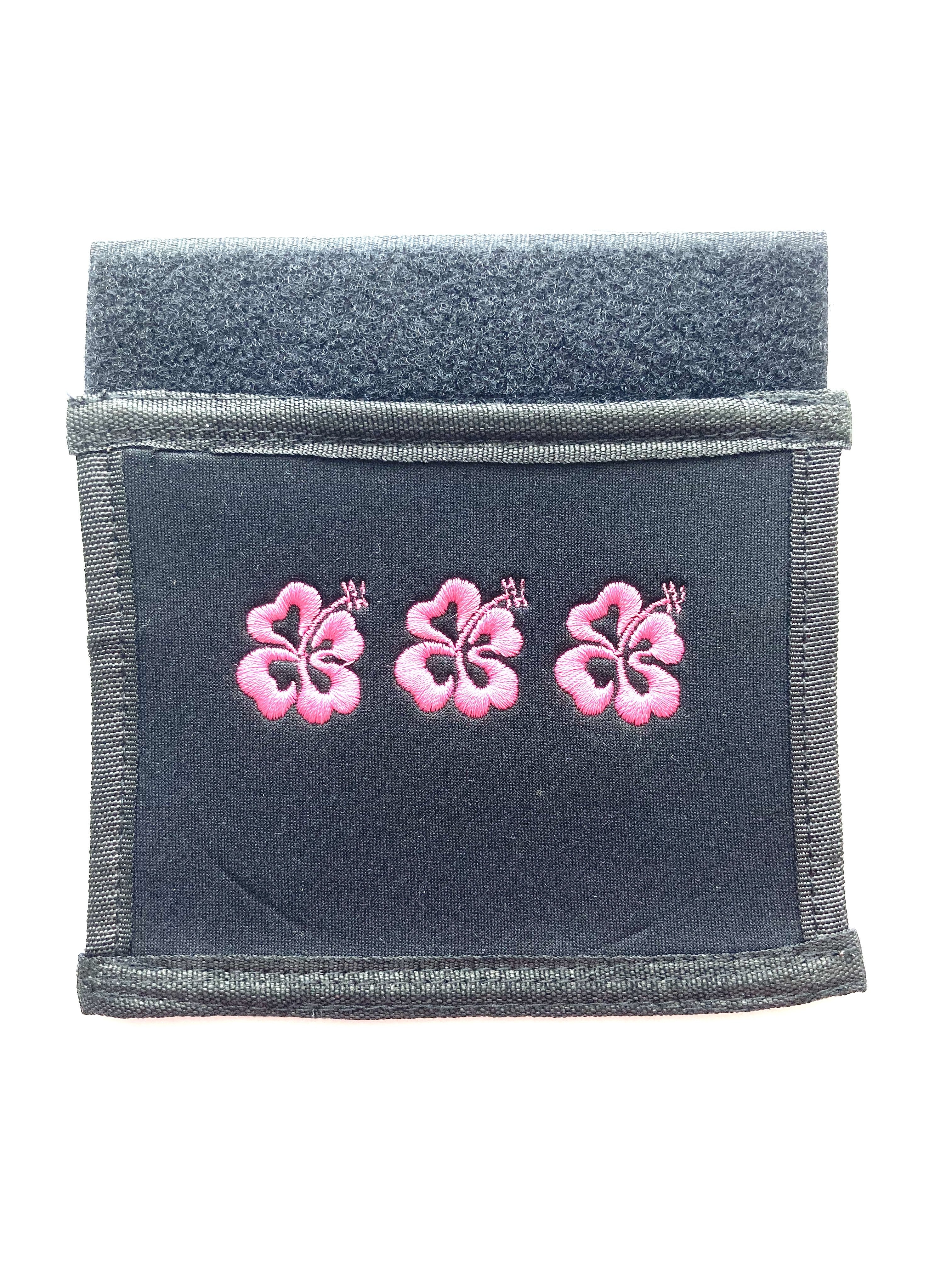 Hawaian flowers - Crew Luggage Handle Cover (Pink)