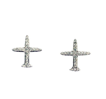 Airplane earrings stainless steel 3